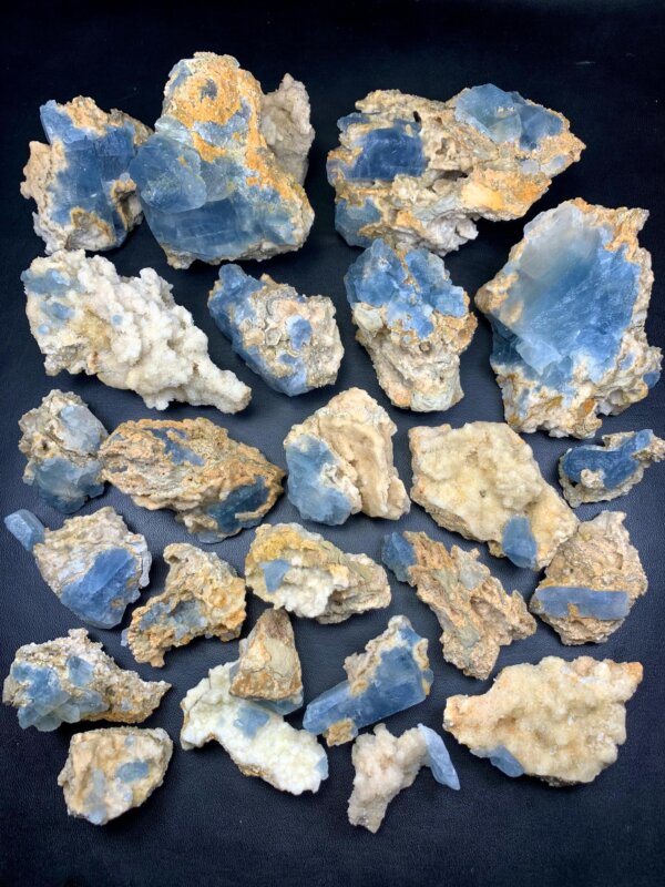 Natural Color Celestine Specimen’s Lot From Afghanistan Badakhshan